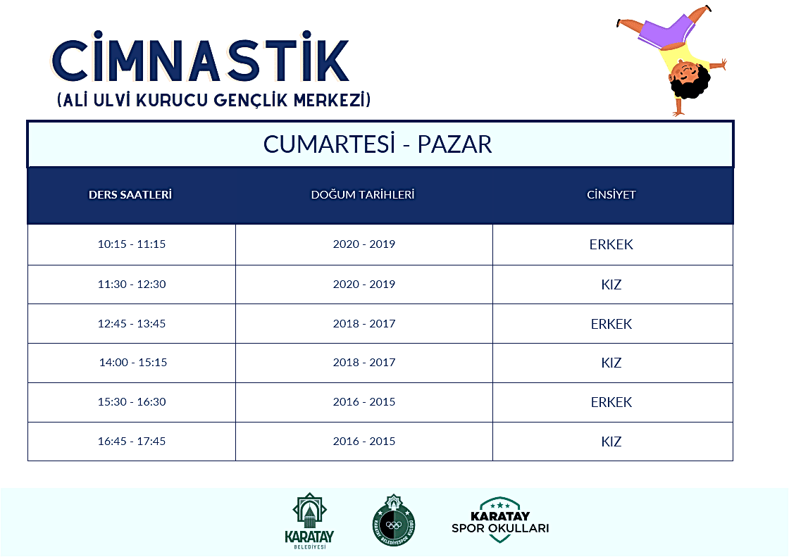 Cimnastik ders programı