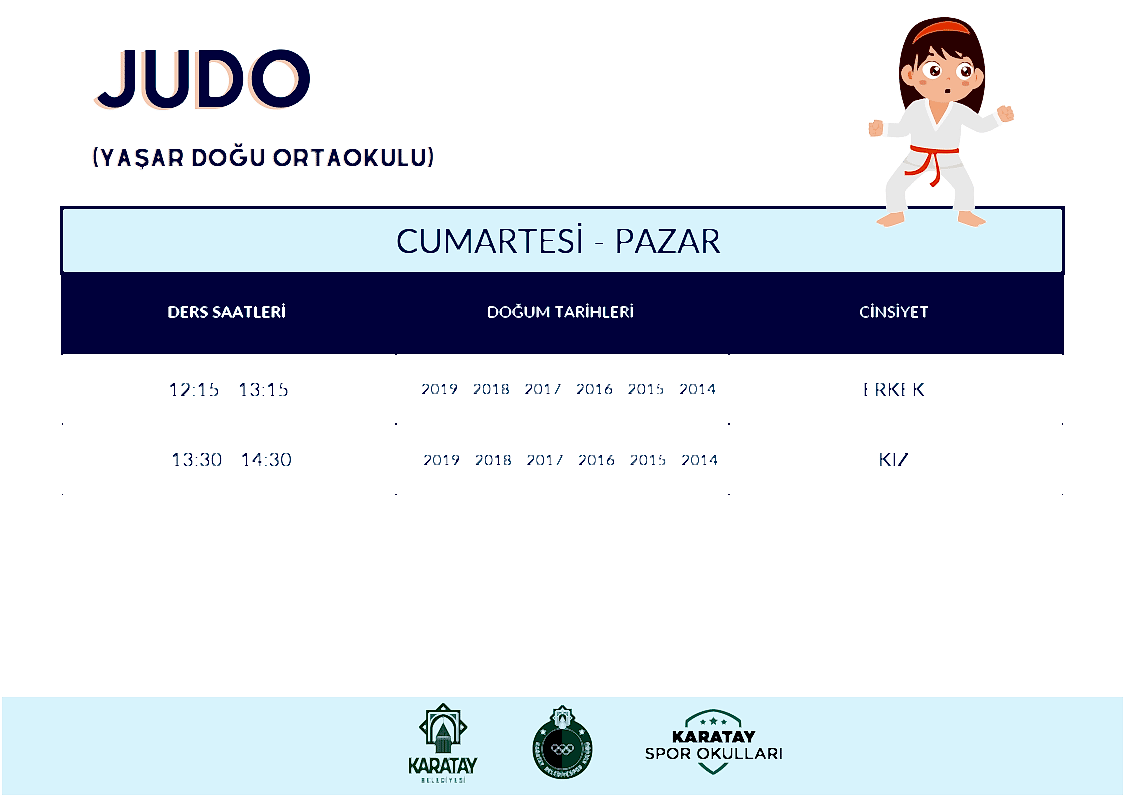 Judo ders programı